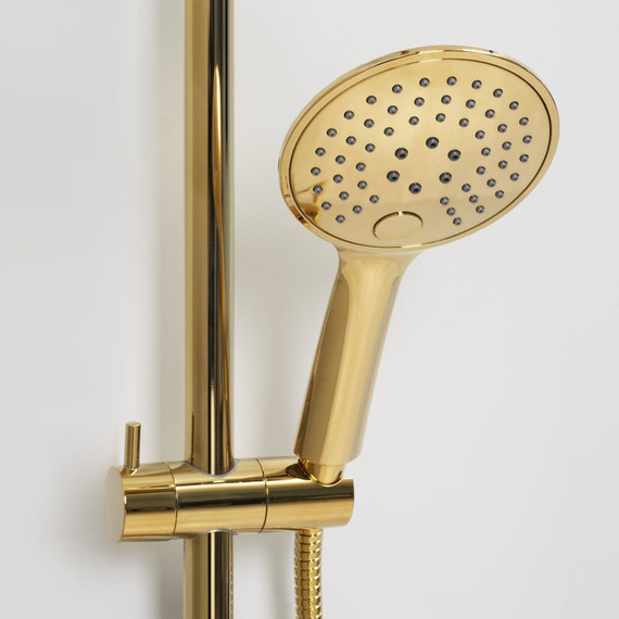 Душевая стойка WasserKraft Sauer A17101, золото фото 6