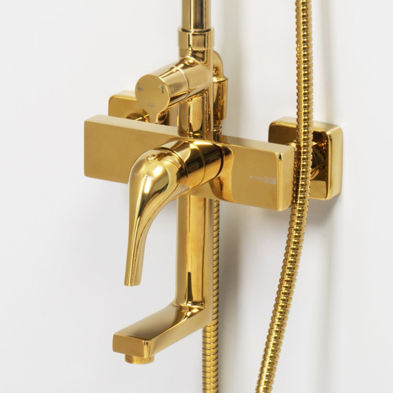 Душевая стойка WasserKraft Sauer A17101, золото фото 7