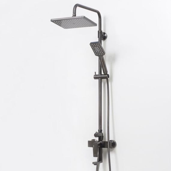 Душевая стойка для ванны WasserKraft Wiese A18401, оружейная сталь фото 4