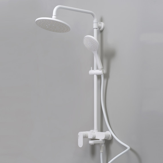 Душевая стойка WasserKraft Mindel A18501, белый - 4 Душевая стойка WasserKraft Mindel A18501, белый фото 4