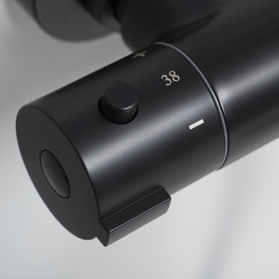 Душевая стойка с термостатом WasserKraft Thermo A28801, черный - 8 Душевая стойка с термостатом WasserKraft Thermo A28801, черный фото 8