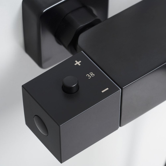 Душевая стойка с термостатом WasserKraft Thermo A29901, черный - 10 Душевая стойка с термостатом WasserKraft Thermo A29901, черный фото 10