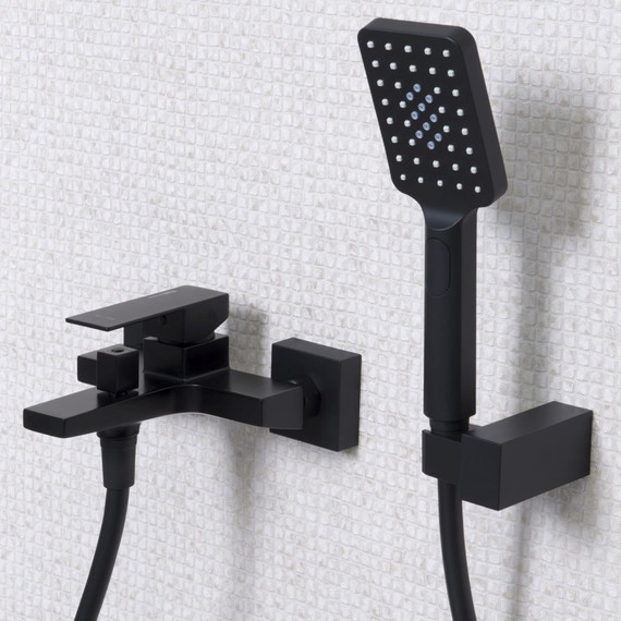 Смеситель для ванны WasserKraft Abens 2001, черный - 4 Смеситель для ванны WasserKraft Abens 2001, черный фото 4