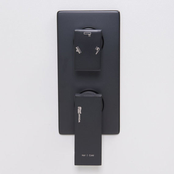 Смеситель для ванны WasserKraft Abens 2071, черный - 2 Смеситель для ванны WasserKraft Abens 2071, черный фото 2