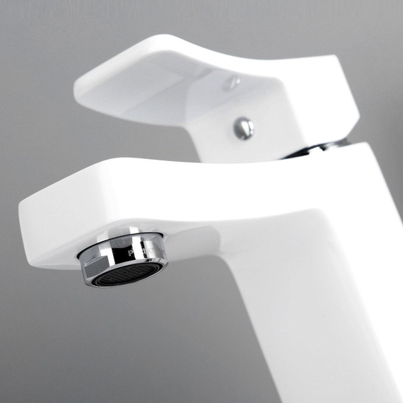 Смеситель для умывальника WasserKraft Aller 1063WHITE, белый/хром - 5 Смеситель для умывальника WasserKraft Aller 1063WHITE, белый/хром фото 5