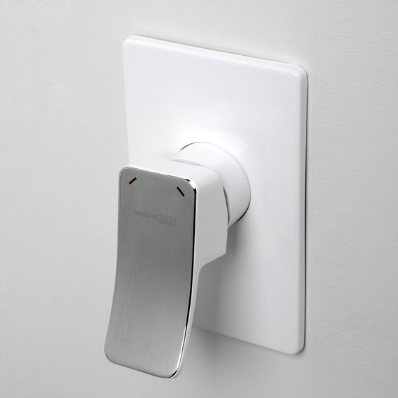 Смеситель для душа WasserKraft Aller 10651WHITE, белый/хром - 2 Смеситель для душа WasserKraft Aller 10651WHITE, белый/хром фото 2
