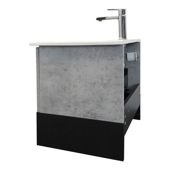 Тумба подвесная с раковиной Comforty Франкфурт 60 см (раковина 60E), бетон светлый - 8 Тумба подвесная с раковиной Comforty Франкфурт 60 см (раковина 60E), бетон светлый фото 8