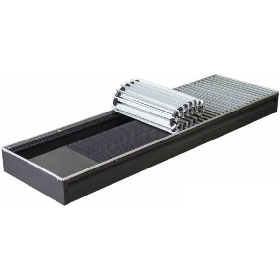 Внутрипольный конвектор KZTO Бриз 1100х200х120 мм фото 4