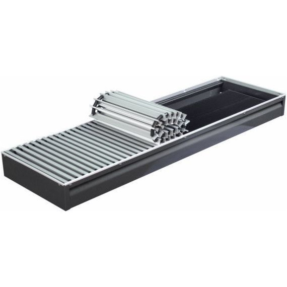 Внутрипольный конвектор KZTO Бриз 1000х380х190 мм фото 7