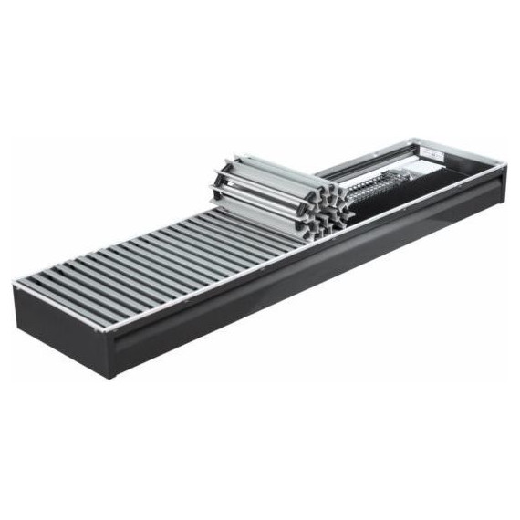 Внутрипольный конвектор KZTO Бриз В 3600х260х140 мм фото 4