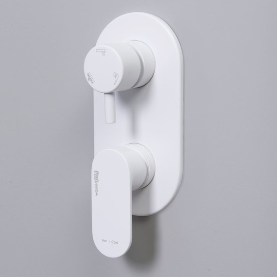 Смеситель для ванны WasserKraft Mindel 8571, белый - 3 Смеситель для ванны WasserKraft Mindel 8571, белый фото 3