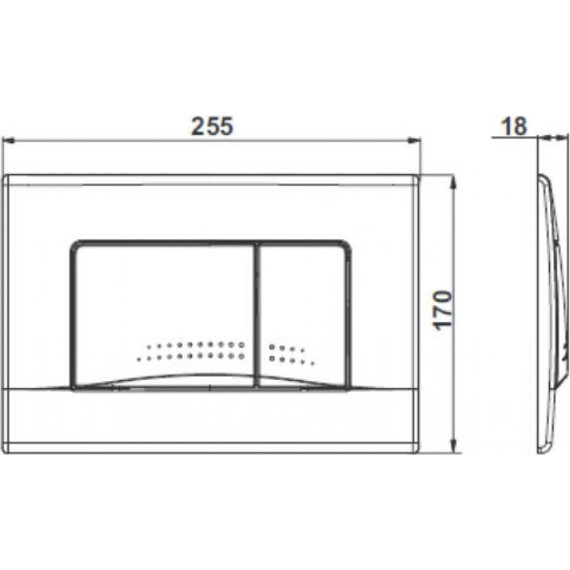 Кнопка смыва Roca Active 32B 8901130B0, белый фото 2