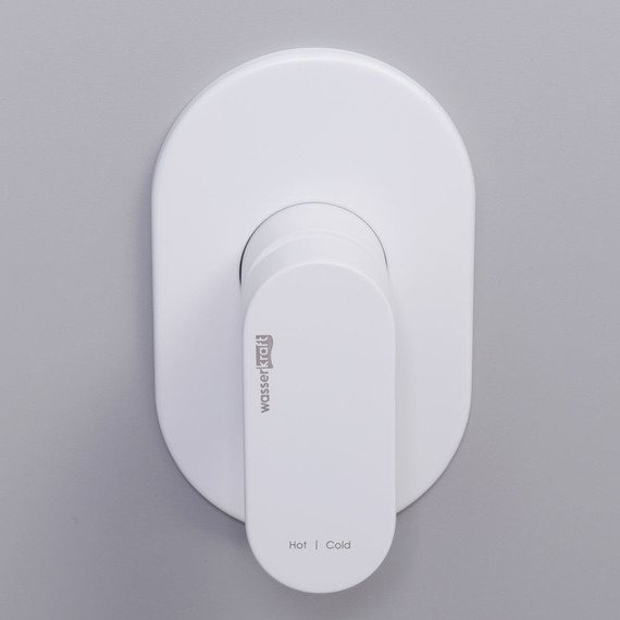 Смеситель для душа WasserKraft Mindel 8551, белый фото 2