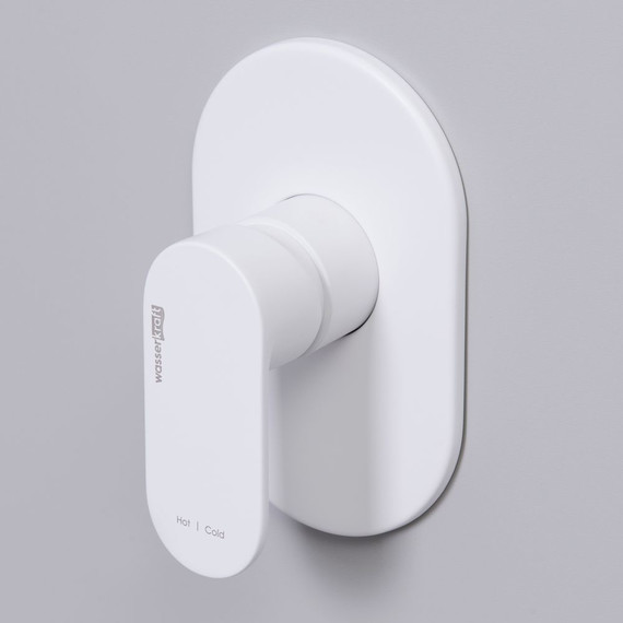 Смеситель для душа WasserKraft Mindel 8551, белый фото 3