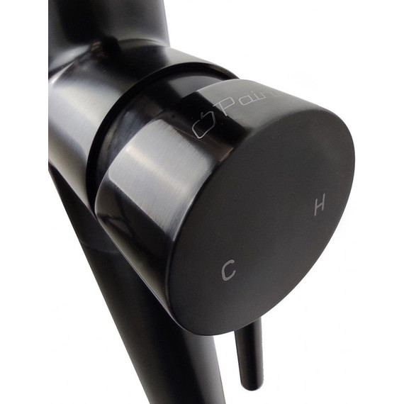 Смеситель для ванны Paini Cox 78PZ136LM, черный матовый фото 4