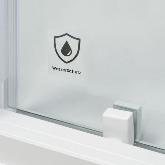 Душевое ограждение WasserKraft Rhin 110x100 см 44S16, белый/прозрачное фото 5