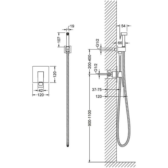 Набор для гигиенического душа Timo Briana 7189/00SM фото 2