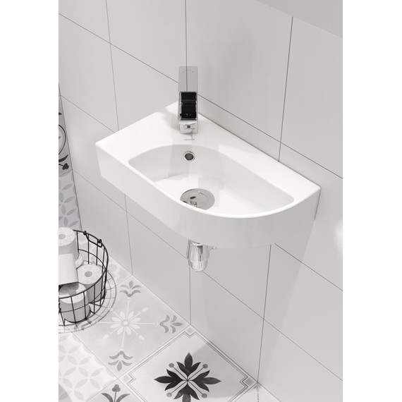 Раковина подвесная Cersanit Cameo 45 см L А63405 - 4 Раковина подвесная Cersanit Cameo 45 см L А63405 фото 4