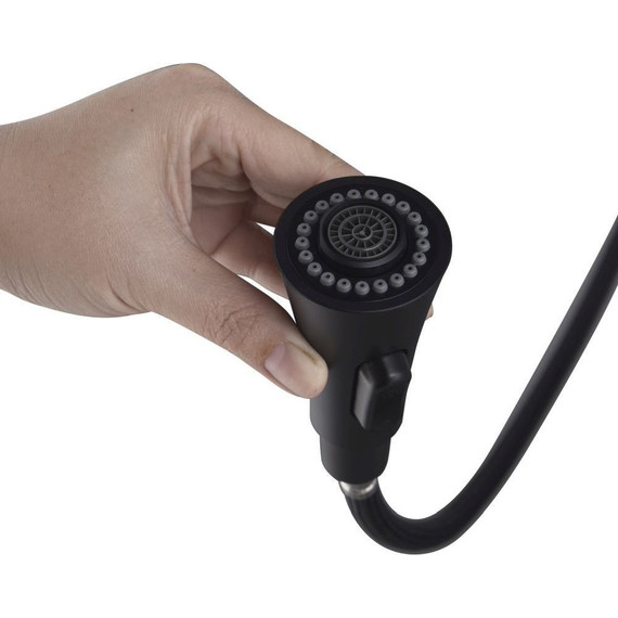 Смеситель для кухни Timo Saona 2336/03FL, черный матовый фото 9