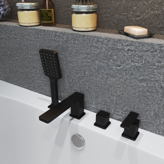 Смеситель для ванны Timo Torne 4330/03Y, черный матовый - 2 Смеситель для ванны Timo Torne 4330/03Y, черный матовый фото 2