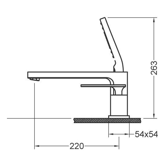 Смеситель для ванны Timo Torne 4330/03Y, черный матовый - 7 Смеситель для ванны Timo Torne 4330/03Y, черный матовый фото 7