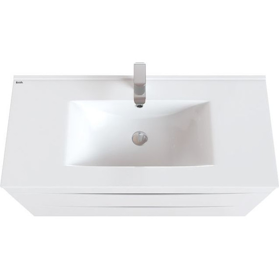 Тумба подвесная с раковиной Iddis Cloud 100 см CLO10W1i95K, белый - 9 Тумба подвесная с раковиной Iddis Cloud 100 см CLO10W1i95K, белый фото 9