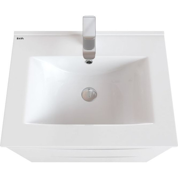 Тумба подвесная с раковиной Iddis Cloud 60 см CLO60W0i95K, белый фото 7