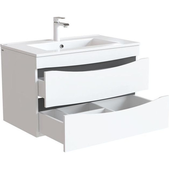 Тумба подвесная с раковиной Iddis Cloud 80 см CLO80W0i95K, белый - 9 Тумба подвесная с раковиной Iddis Cloud 80 см CLO80W0i95K, белый фото 9