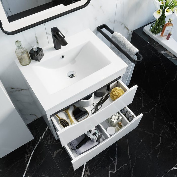 Тумба подвесная с раковиной Iddis Cloud 80 см CLO80W0i95K, белый - 6 Тумба подвесная с раковиной Iddis Cloud 80 см CLO80W0i95K, белый фото 6