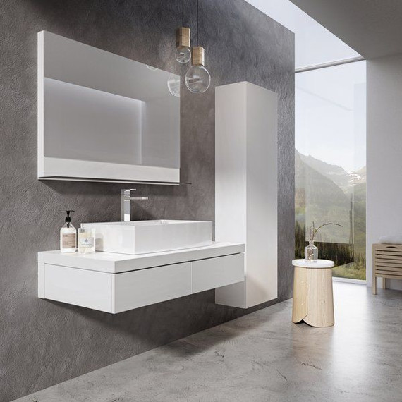 Зеркало Ravak Formy 100 см X000000983, белый - 2 Зеркало Ravak Formy 100 см X000000983, белый фото 2