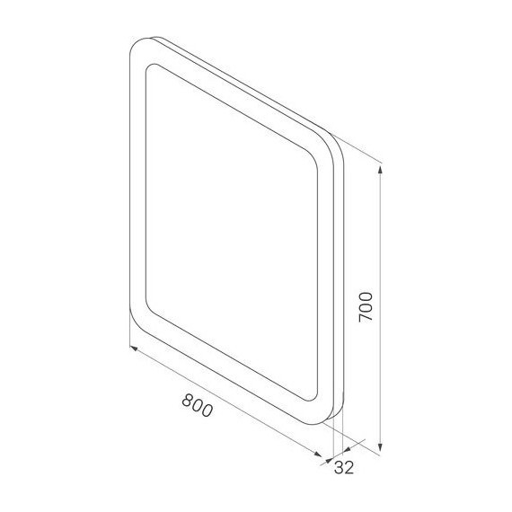 Зеркало Iddis Edifice Led 80 см ЗЛП107, белый - 7 Зеркало Iddis Edifice Led 80 см ЗЛП107, белый фото 7