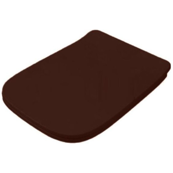 Сиденье с крышкой для унитаза Artceram A16 микролифт ASA001 39 71 marrone cocoa/cr фото 