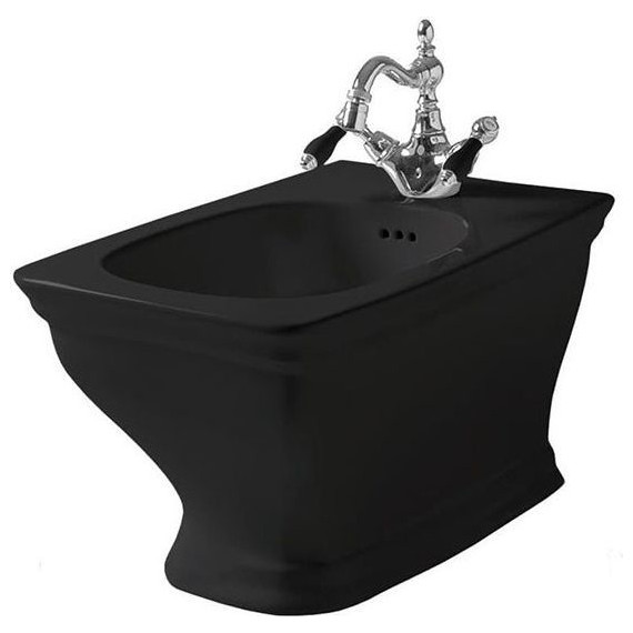 Биде подвесное ArtCeram Civitas CIB001 03 00, чёрный фото 