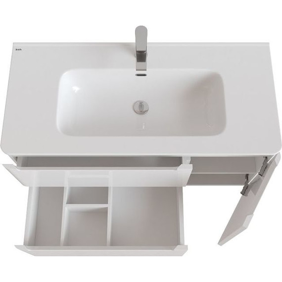 Тумба подвесная с раковиной Iddis Edifice 100 см EDI10W1i95K, белый глянец - 6 Тумба подвесная с раковиной Iddis Edifice 100 см EDI10W1i95K, белый глянец фото 6