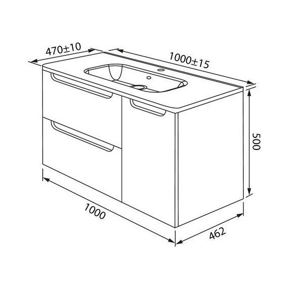 Тумба подвесная с раковиной Iddis Edifice 100 см EDI10W1i95K, белый глянец - 13 Тумба подвесная с раковиной Iddis Edifice 100 см EDI10W1i95K, белый глянец фото 13