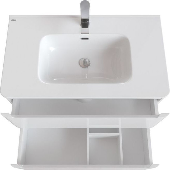 Тумба подвесная с раковиной Iddis Edifice 80 см EDI80W0i95K, белый глянец - 8 Тумба подвесная с раковиной Iddis Edifice 80 см EDI80W0i95K, белый глянец фото 8