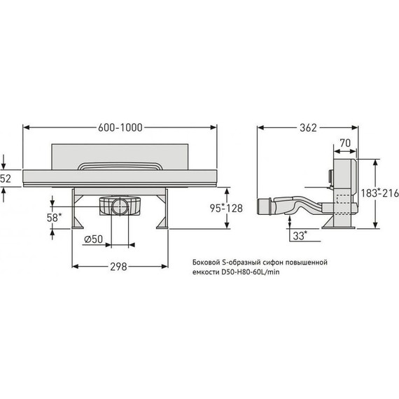 Трап Berges Wasserhaus Wall 100 см 092157, нержавеющая сталь, золото глянец, Цвет производителя: золото глянец, Размер трапа: 1000 - 9 Трап Berges Wasserhaus Wall 100 см 092157, нержавеющая сталь, золото глянец, Цвет производителя: золото глянец, Размер трапа: 1000 фото 9
