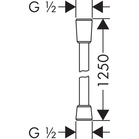 Душевая система для душа с термостатом Hansgrohe Raindance S 240 PowderRain 27959670, черный матовый фото 7