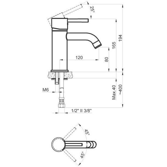 Смеситель для раковины Azario Tasco AZ-15164501 фото 4