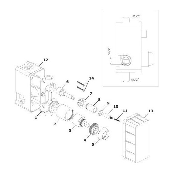 Душевая система для ванны Azario Tevis AZ-15490711 - 7 Душевая система для ванны Azario Tevis AZ-15490711 фото 7