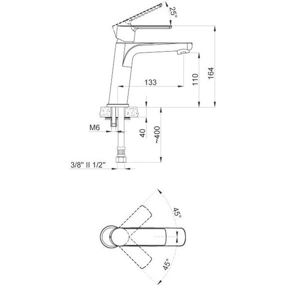 Смеситель для раковины Azario Sevio AZ-15954501 фото 2