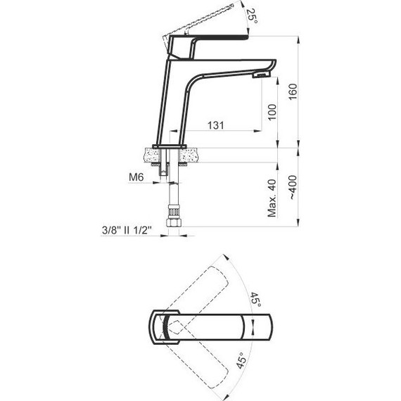Смеситель для раковины Azario Atri AZ-15964501 фото 4