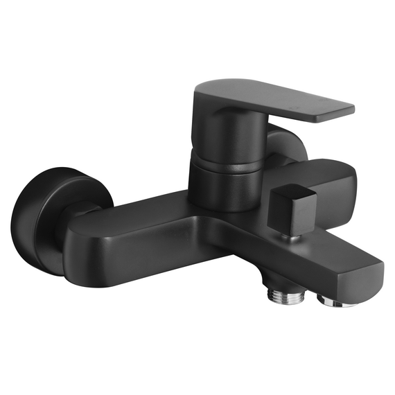Смеситель для ванны Azario Treya AZ-156805024, черный, Цвет производителя: чёрный фото 