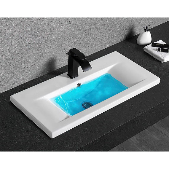 Раковина врезная на столешницу CeramaLux N 100 см 9393-100 фото 2