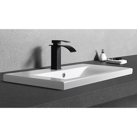 Раковина врезная на столешницу CeramaLux N 100 см 9393-100 фото 4