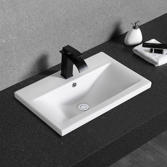 Раковина врезная на столешницу CeramaLux N 60 см 9393-60 фото 4