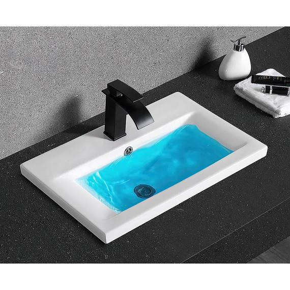 Раковина врезная на столешницу CeramaLux N 70 см 9393-70 - 2 Раковина врезная на столешницу CeramaLux N 70 см 9393-70 фото 2