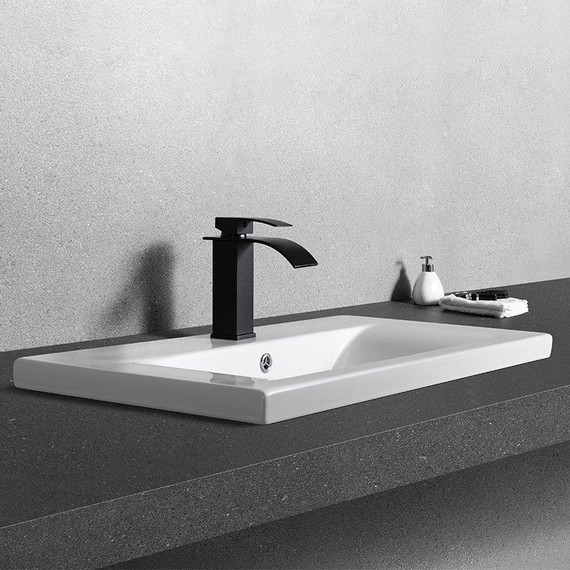 Раковина врезная на столешницу CeramaLux N 80 см 9393-80 фото 5