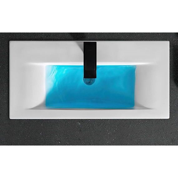 Раковина врезная на столешницу CeramaLux N 90 см 9393-90 фото 3