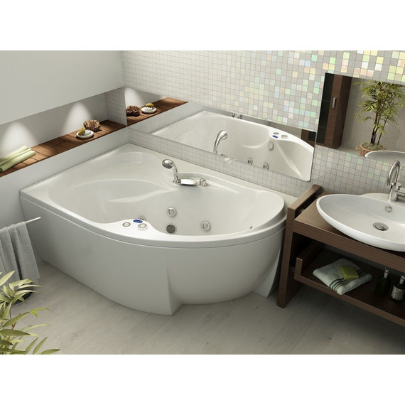 Ванна гидро-аэромассажная Aquatek Вега 170x105 см L фото 3